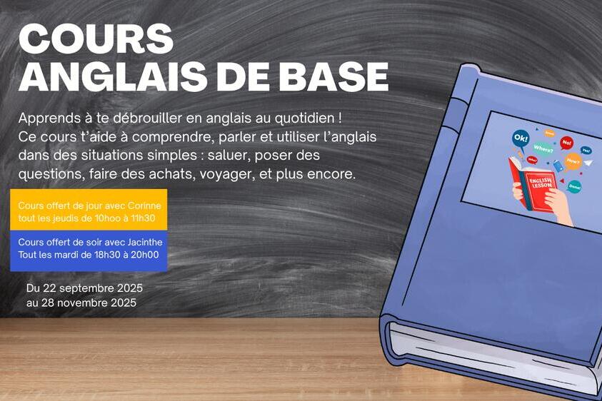 Cours d'anglais de soir