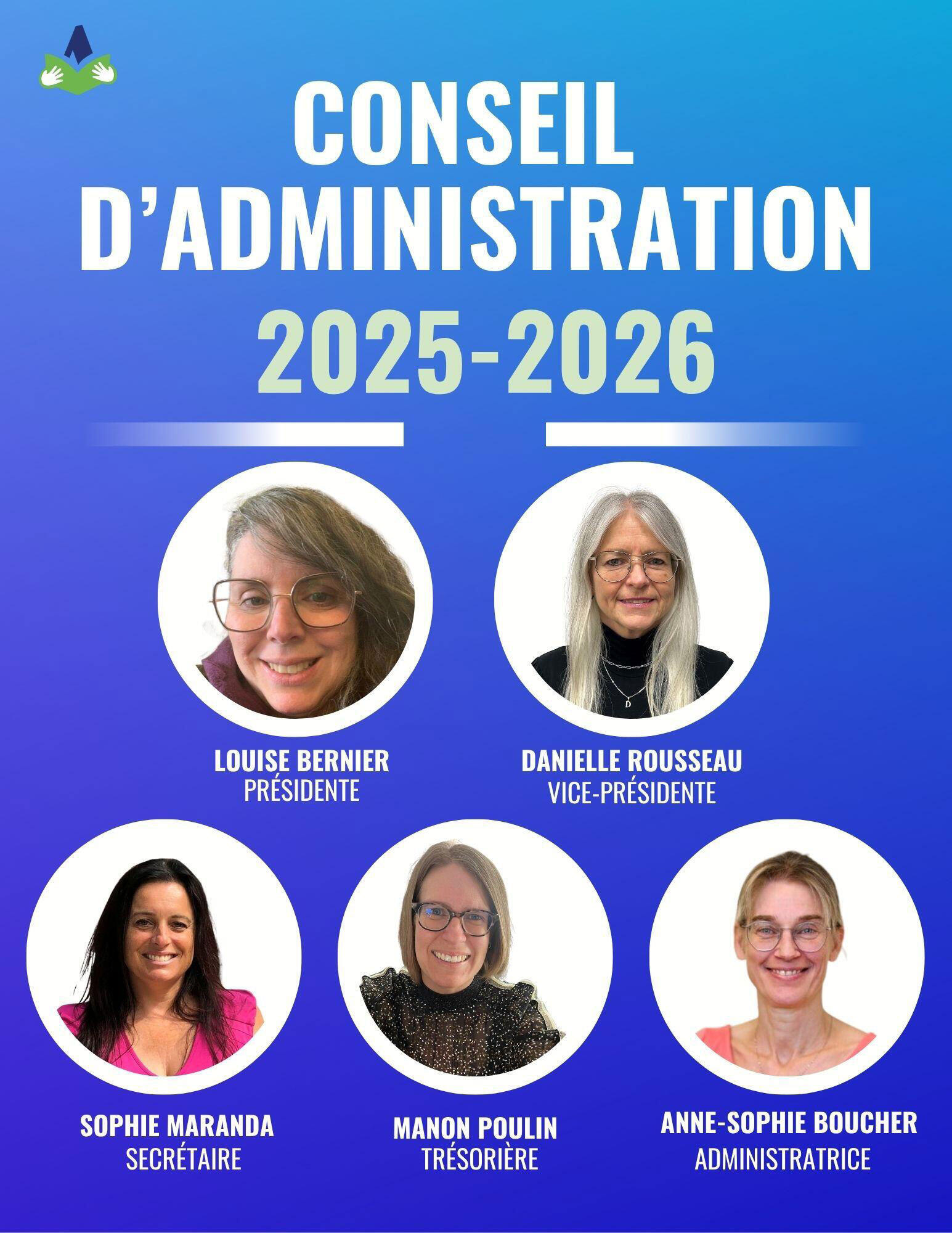 Notre conseil d'administration